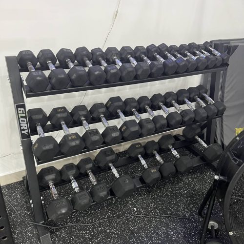 3 TIER DUMBBELLL RACK-COMMERCIAL USE