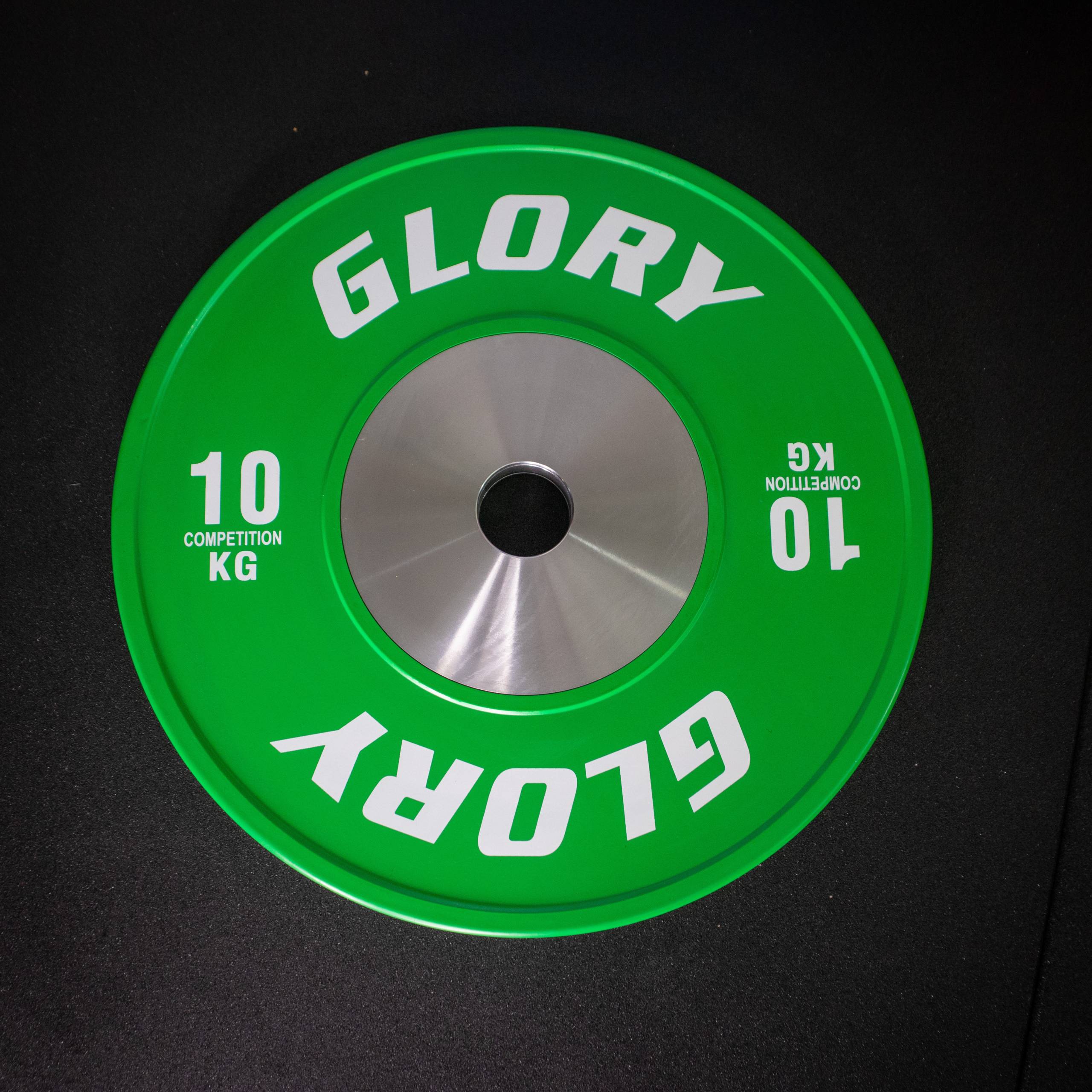 Competition Bumper Plates (kg) GLORY FITNESS EQUIPMENT