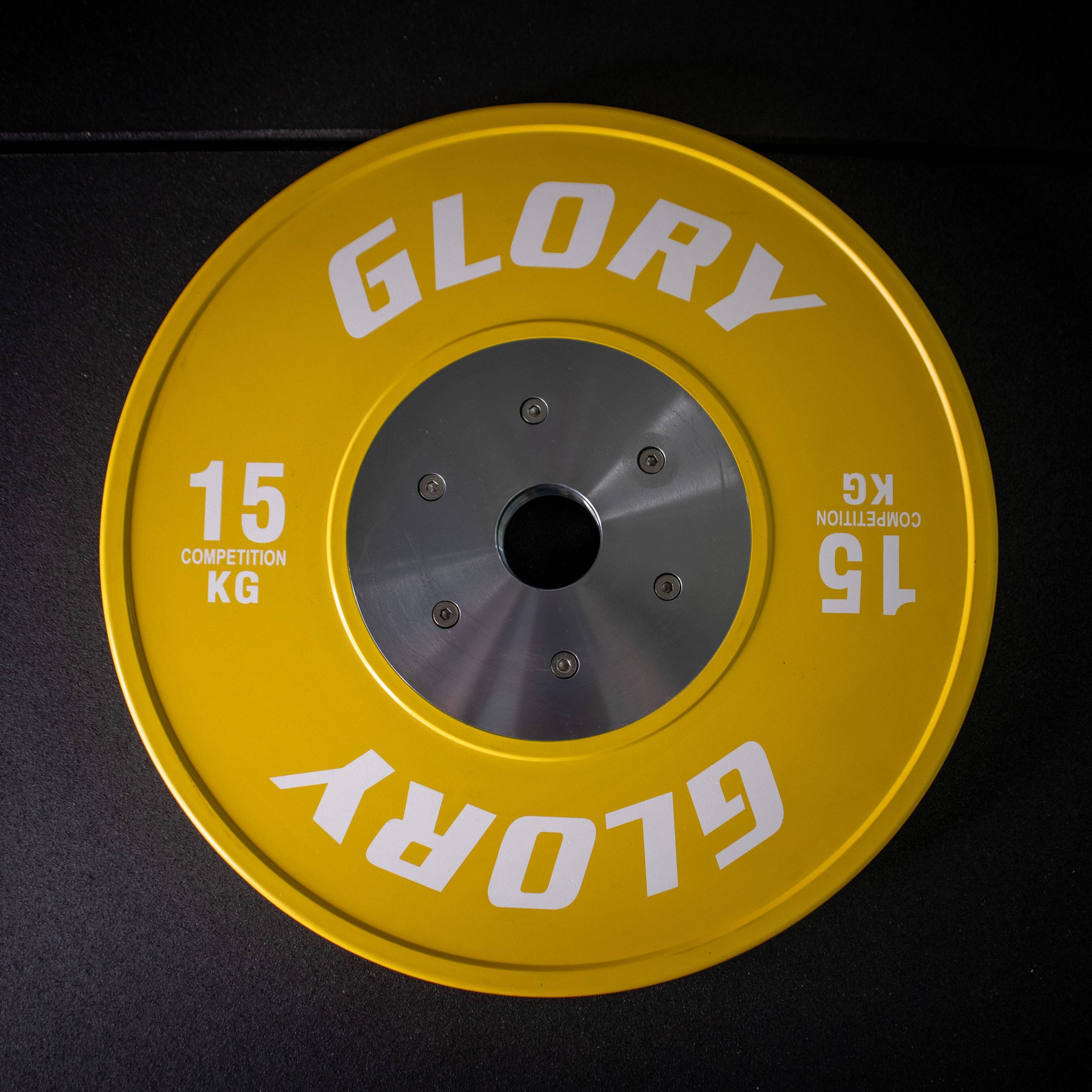 Competition Bumper Plates (kg) GLORY FITNESS EQUIPMENT