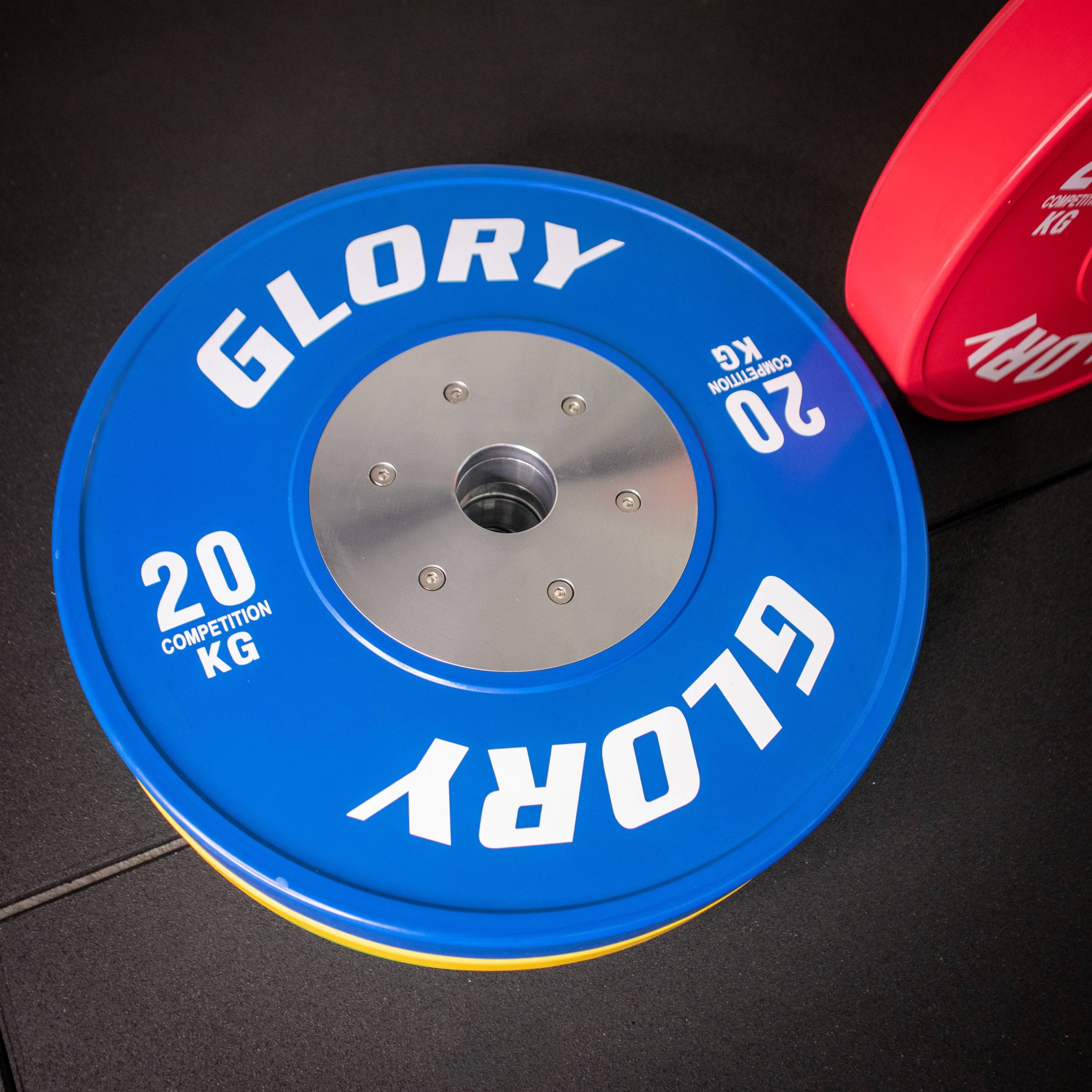 Competition Bumper Plates (kg) GLORY FITNESS EQUIPMENT